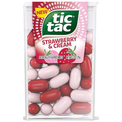 Tic Tac Strawberry & White Cream