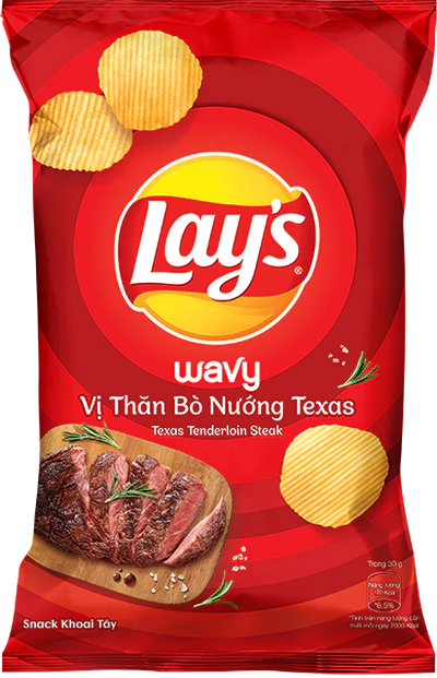 Lays Texas Tenderloin Steak Vietnam