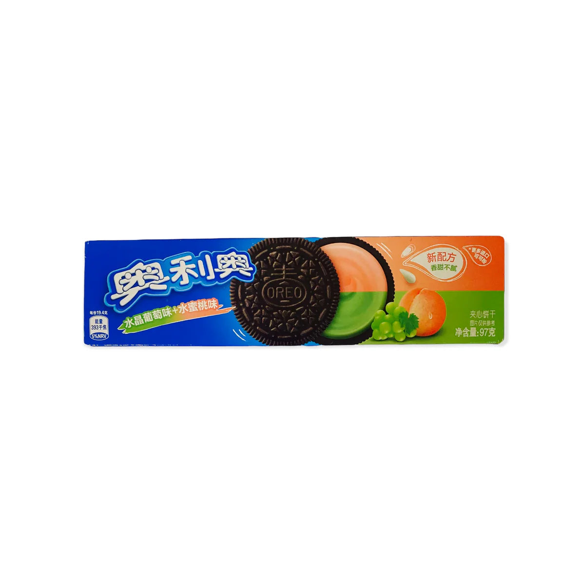 Oreo Creme Swirl Crystal Grape Peach - Taiwan