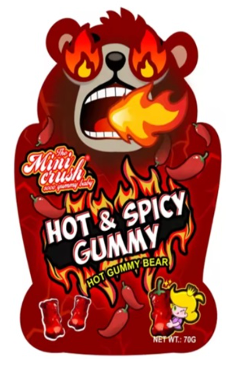 Hot & Spicy Gummy Bears 70g