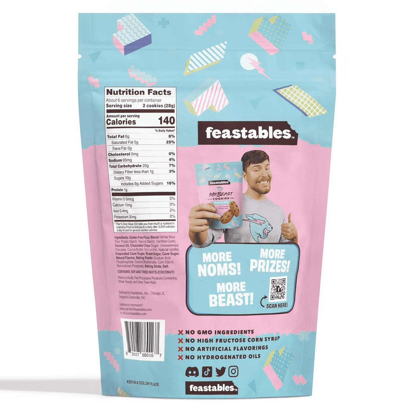 Feastables MrBeast Cookies - Sugar Party