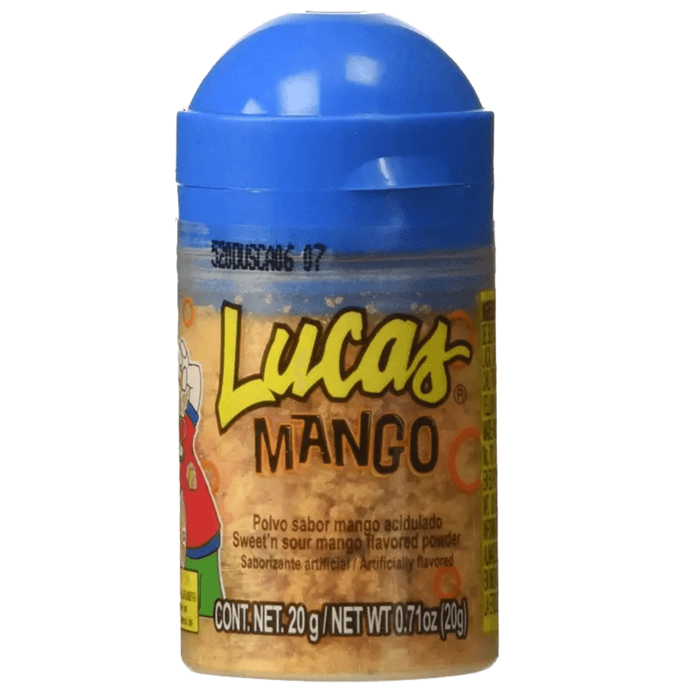 Lucas Baby Mango Flavour Mexican Spicy Powder 20gm - Sugar Party
