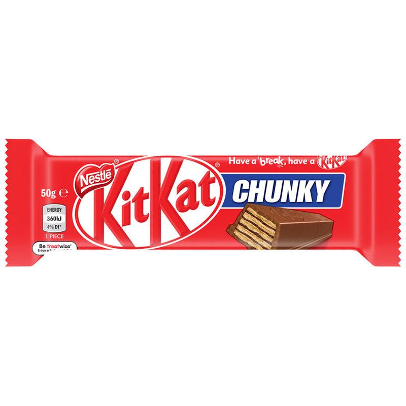 Nestle KitKat Chunky Milk Chocolate 50g Sugar Party