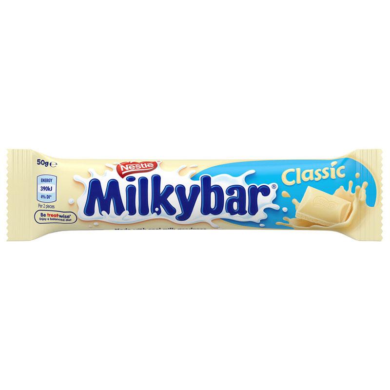 Nestle Milkybar White Chocolate Bar 50g Sugar Party