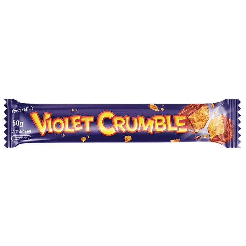 Violet Crumble Gluten Free Chocolate Bar 50g Sugar Party