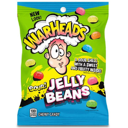 Warheads Sour and Sweet Jelly Beans 150g Sugar Party